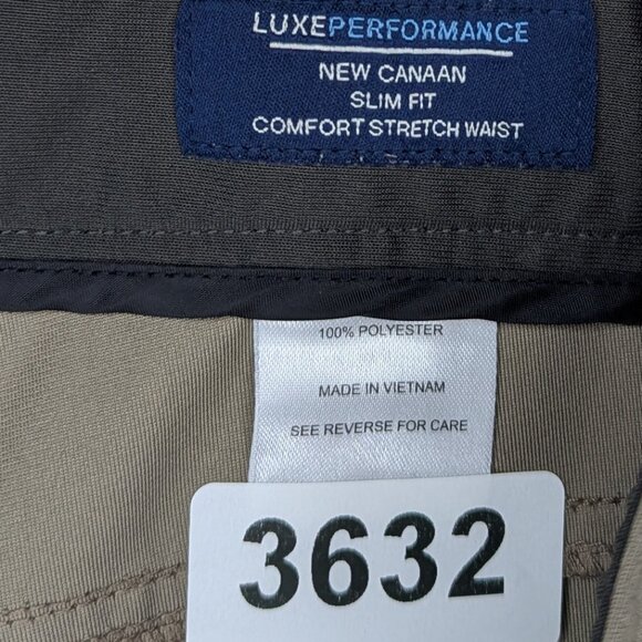 Tailor Vintage* Men's Slim Fit Comfort Stretch Waist Performance Pants~ 36x30 - Picture 6 of 10